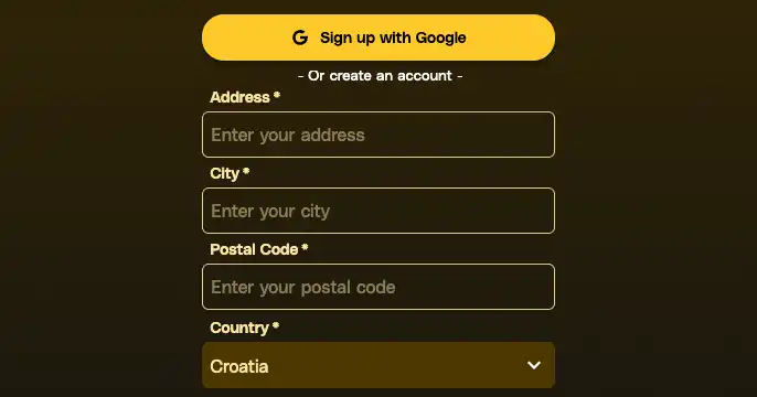 FoxyGold Sign In — Step 4